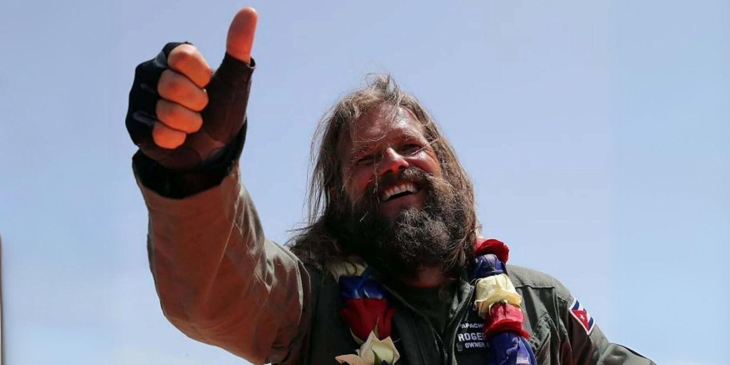 Roger Anthony Cassius Klüh after archiving the World Record racing from USA to Cuba in APACHE STAR