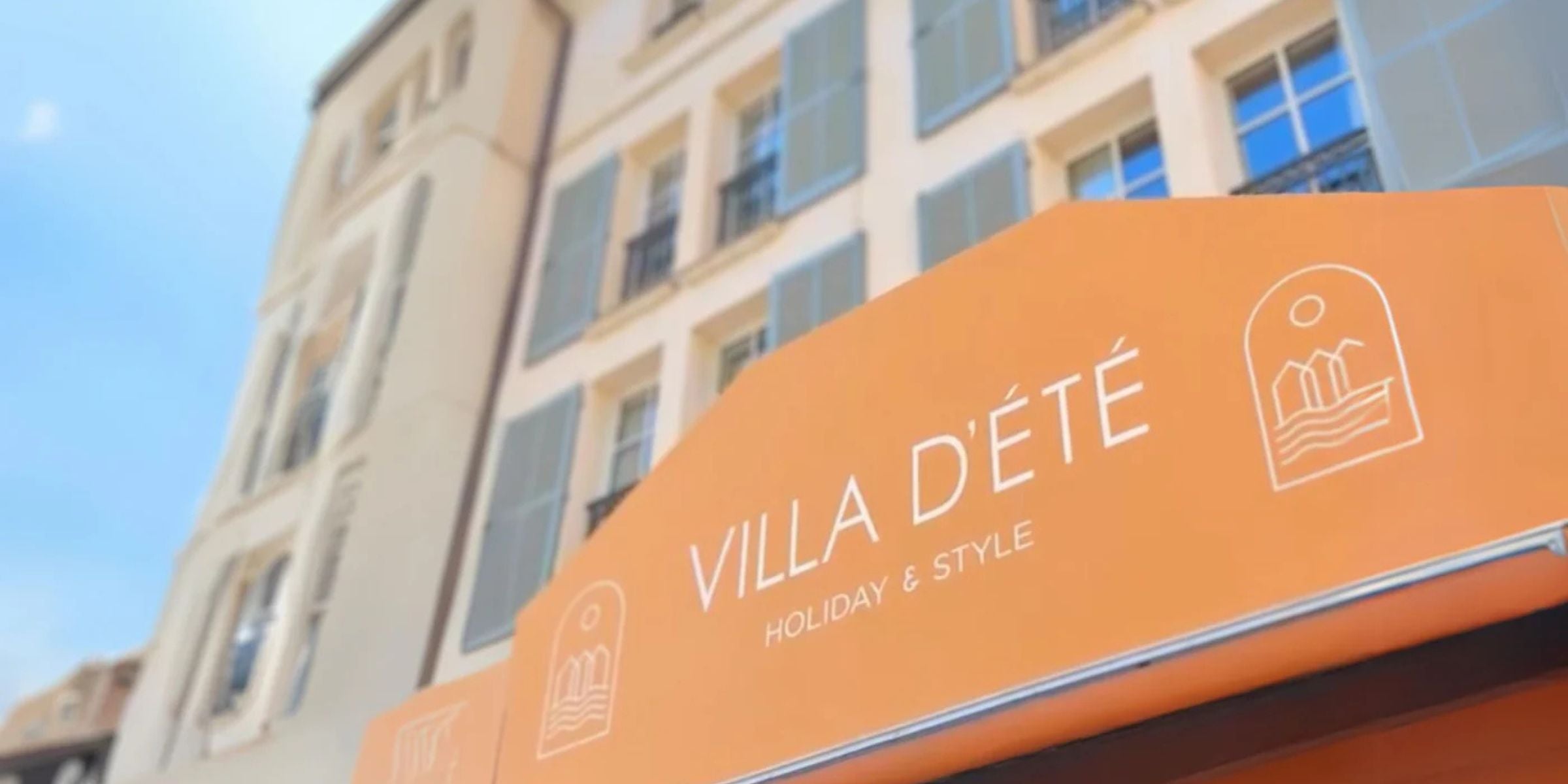 APACHE STAR opened its doors at elegant orange awning of Villa D'Été in Saint Tropez, exuding holiday style.
