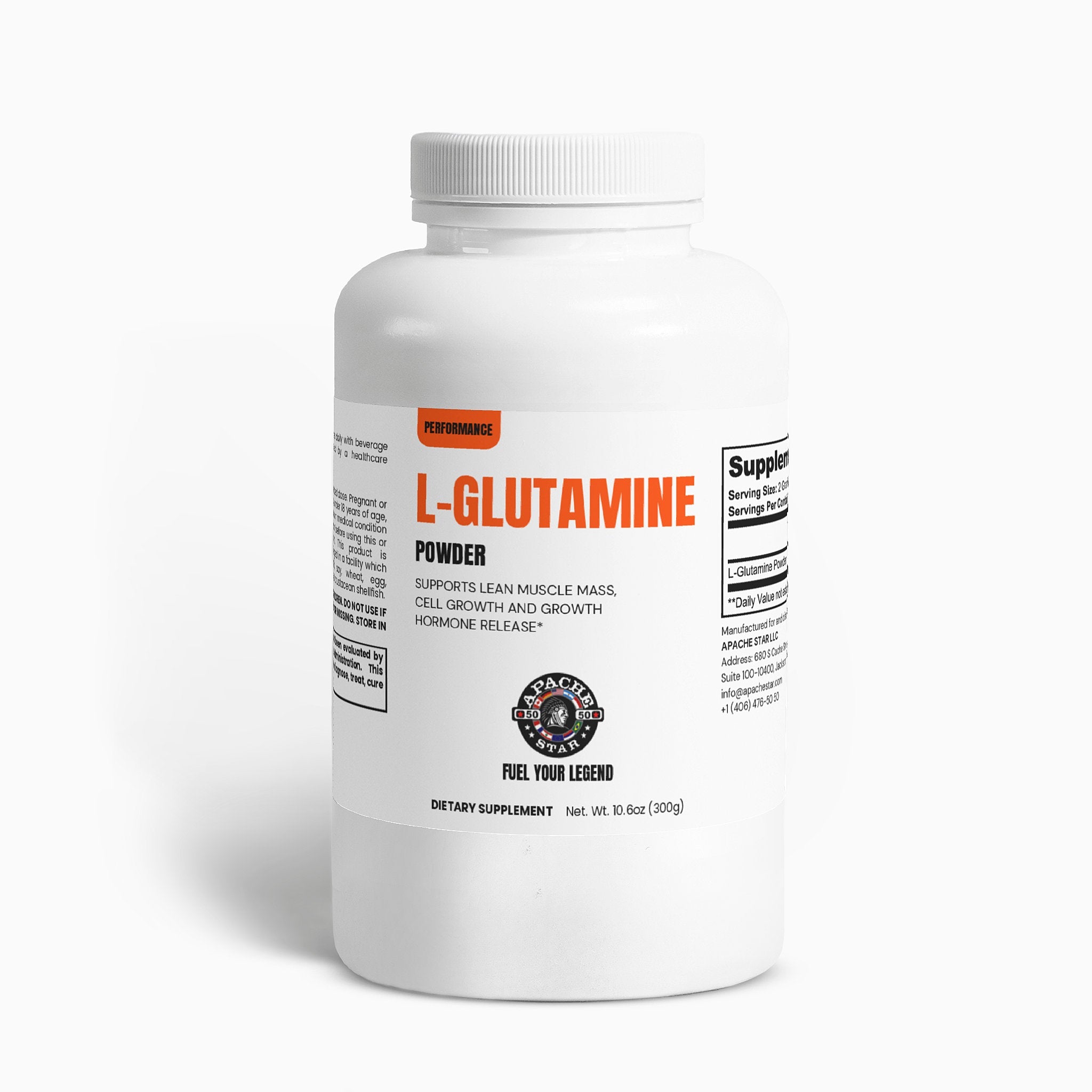 L-GLUTAMINE POWDER | 3 Month Supply