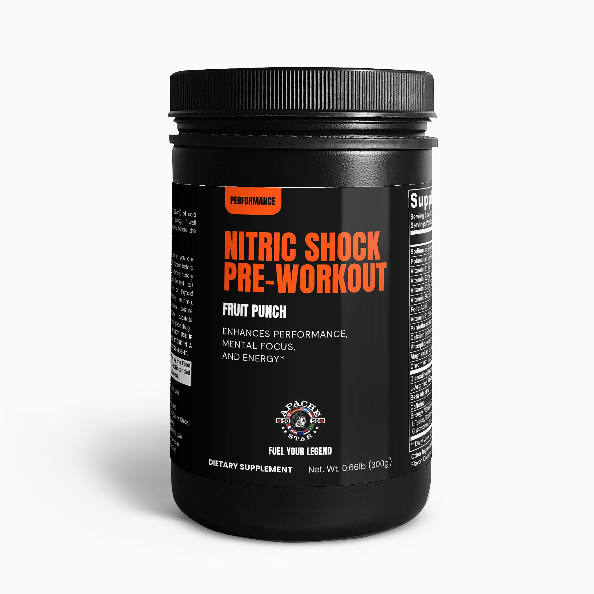 NITRIC SHOCK PRE-WORKOUT - FRUIT PUNCH | 2 Month Supply