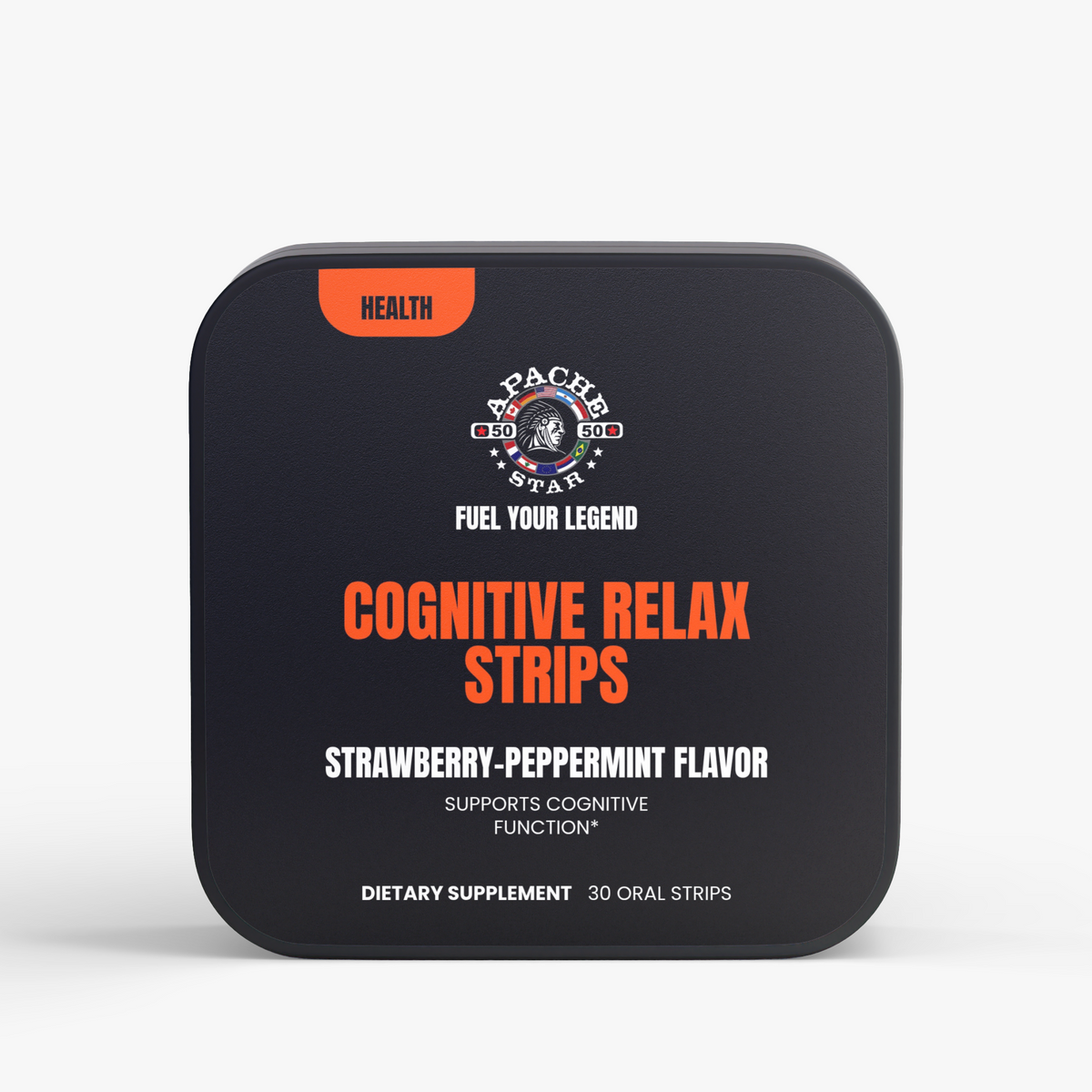 COGNITIVE RELAX STRIPS - STRAWBERRY PEPPERMINT