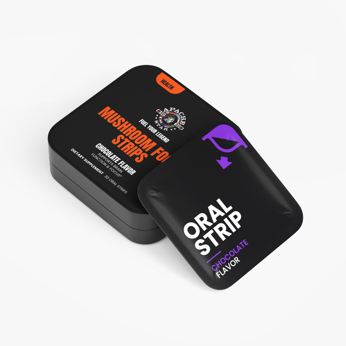 MUSHROOM FOCUS STRIPS - CHOCOLATE