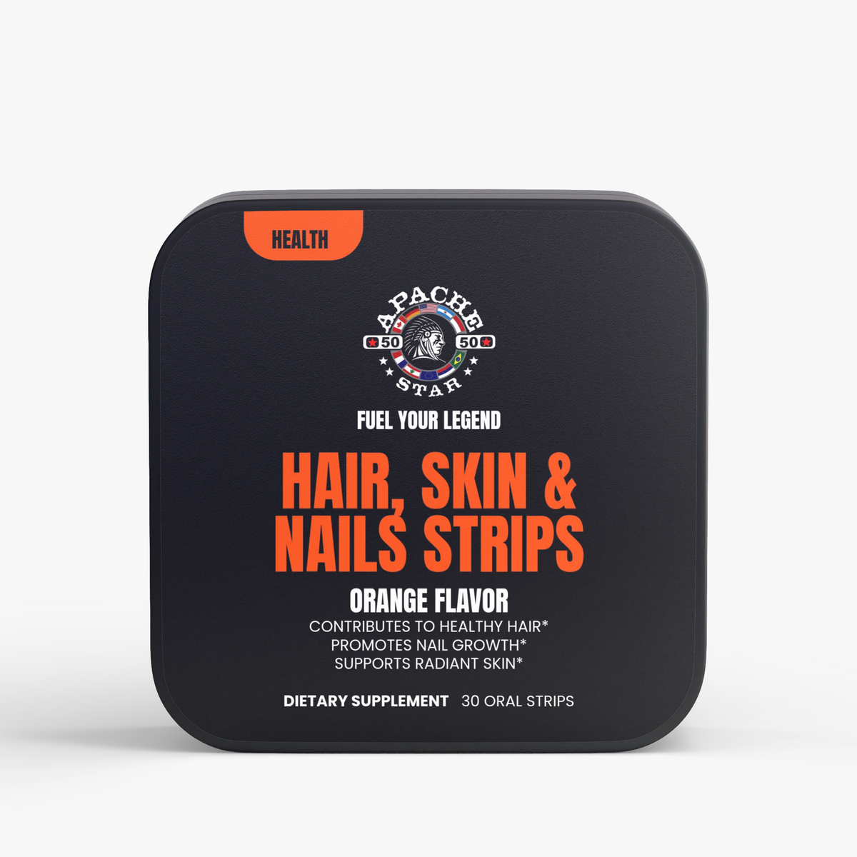 HAIR, SKIN & NAILS STRIPS - ORANGE
