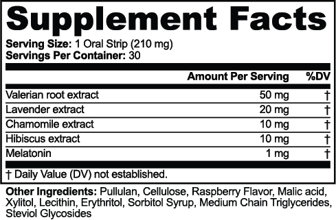 SLEEP STRIPS - RASPBERRY
