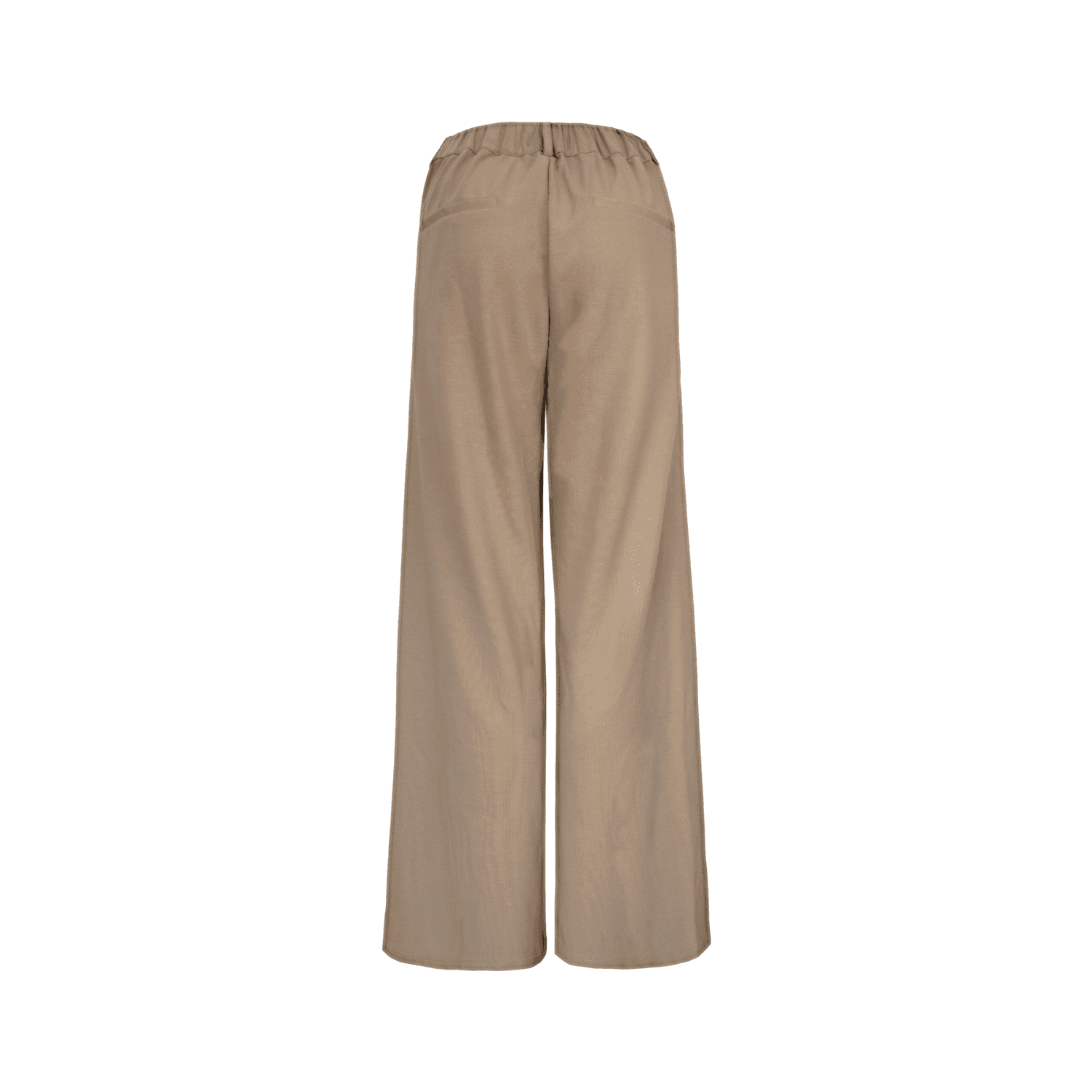 Close-up of beige pants with Apache Star logo patch, button closure, and detailed stitching