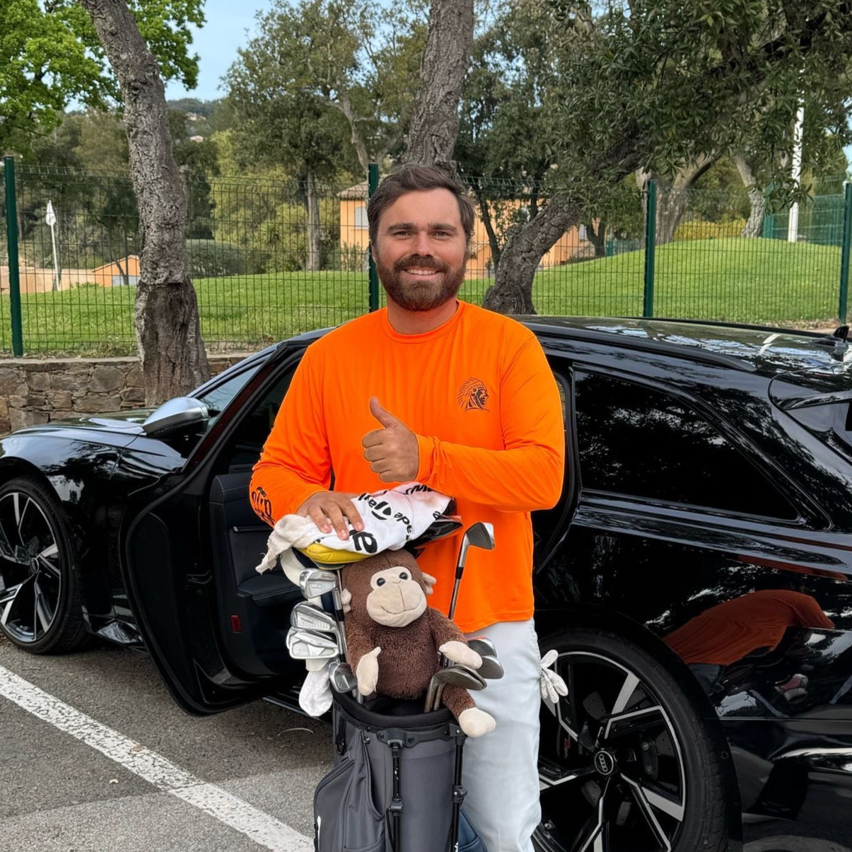 ROMAIN LANGASQUE wearing APACHE STAR BURNING BATTALION LONGSLEEVE SHIRT