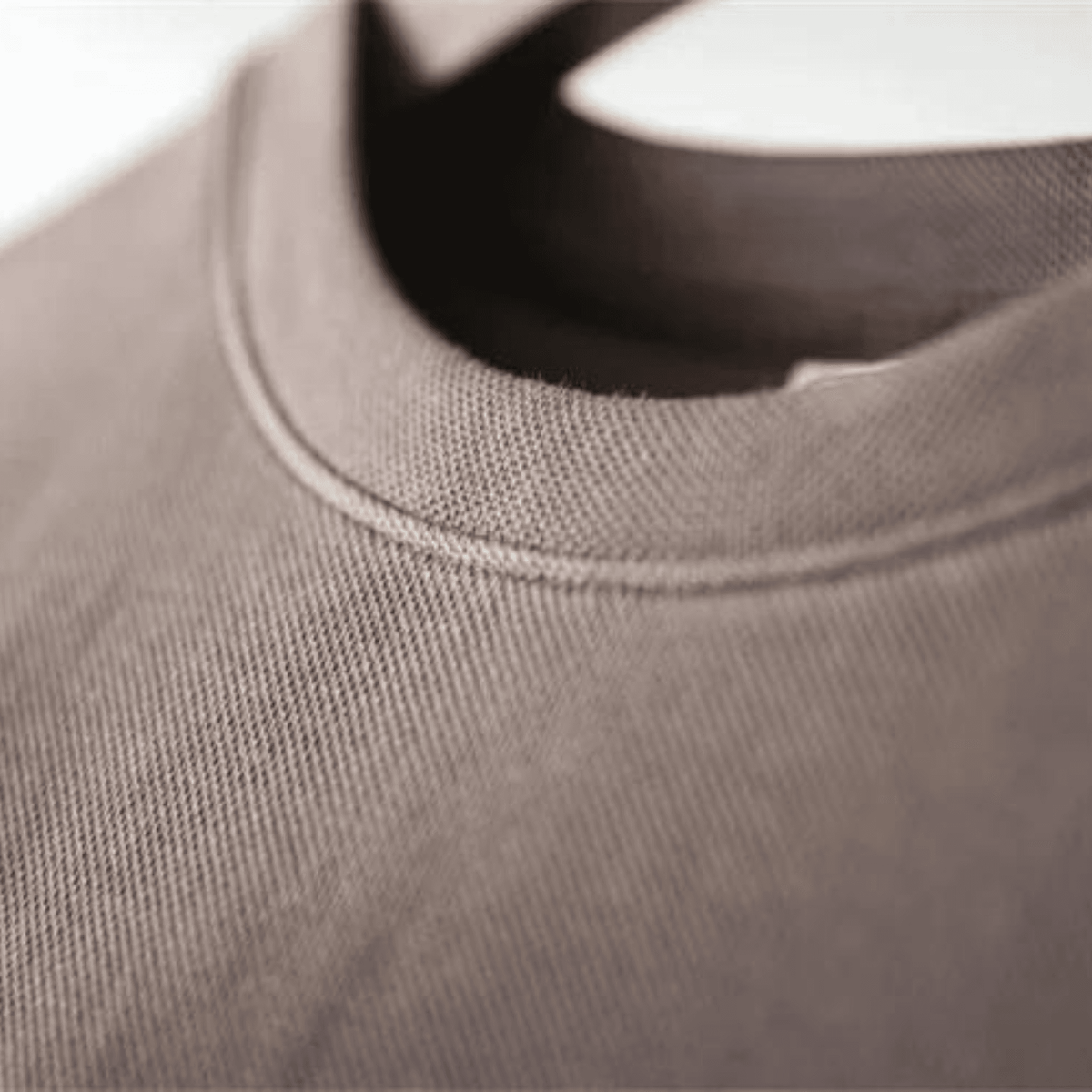Dark gray T-shirt fabric detail