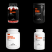 Post-Workout Fast Muscle Recovery Bundle by APACHE STAR featuring BCAA, L-Glutamine, Chocolate Whey Protein, and Collagen Gummies. Ideal for fitness recovery.