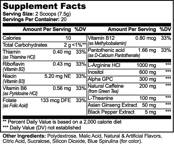FOCUS POWDER (SOUR GUMMI WORM) | 3 Month Supply
