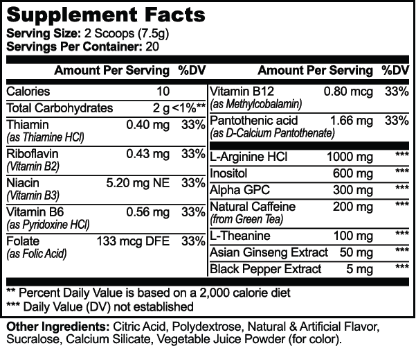 FOCUS POWDER (SOUR CANDY)