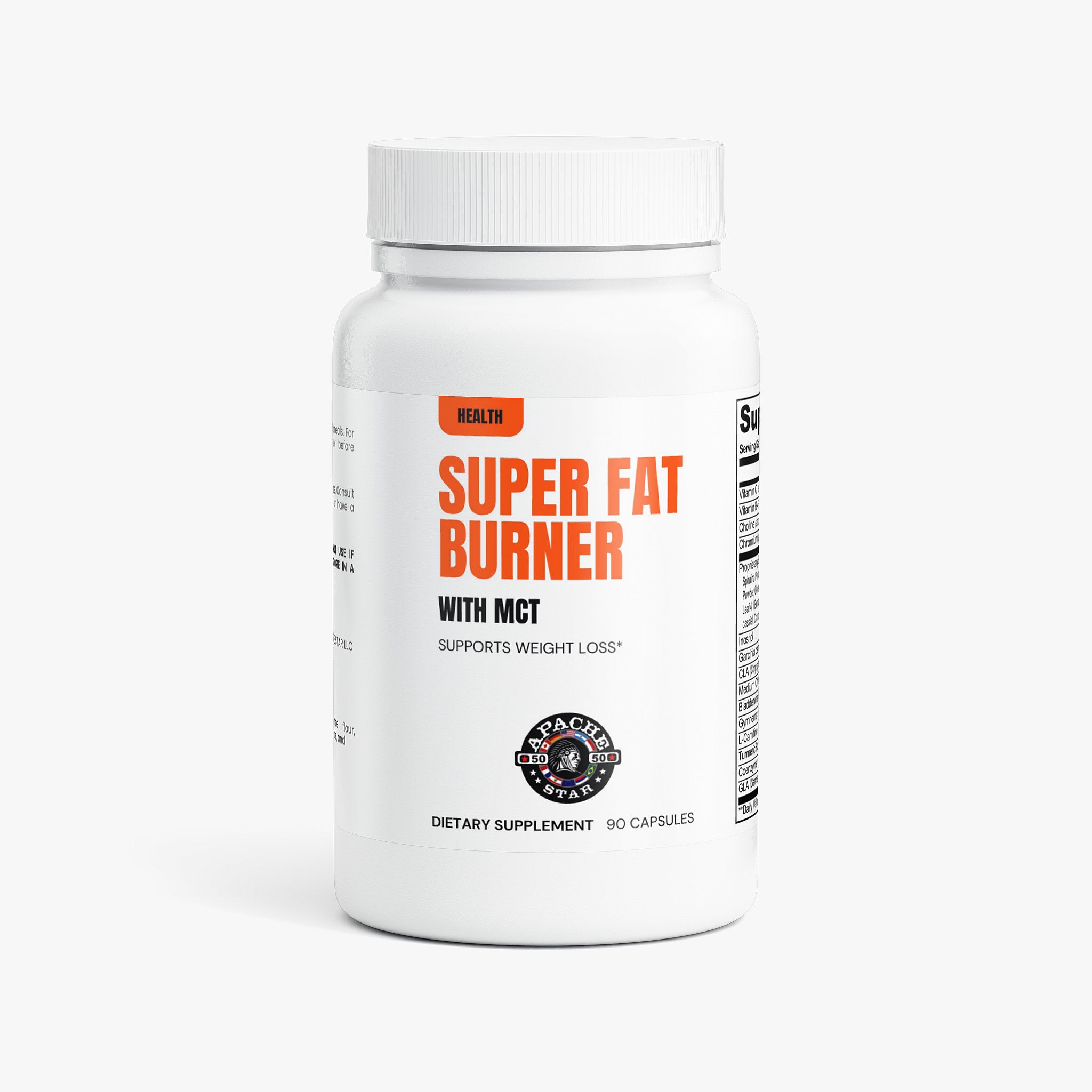 SUPER FAT BURNER WITH MCT - 3 Month Supply