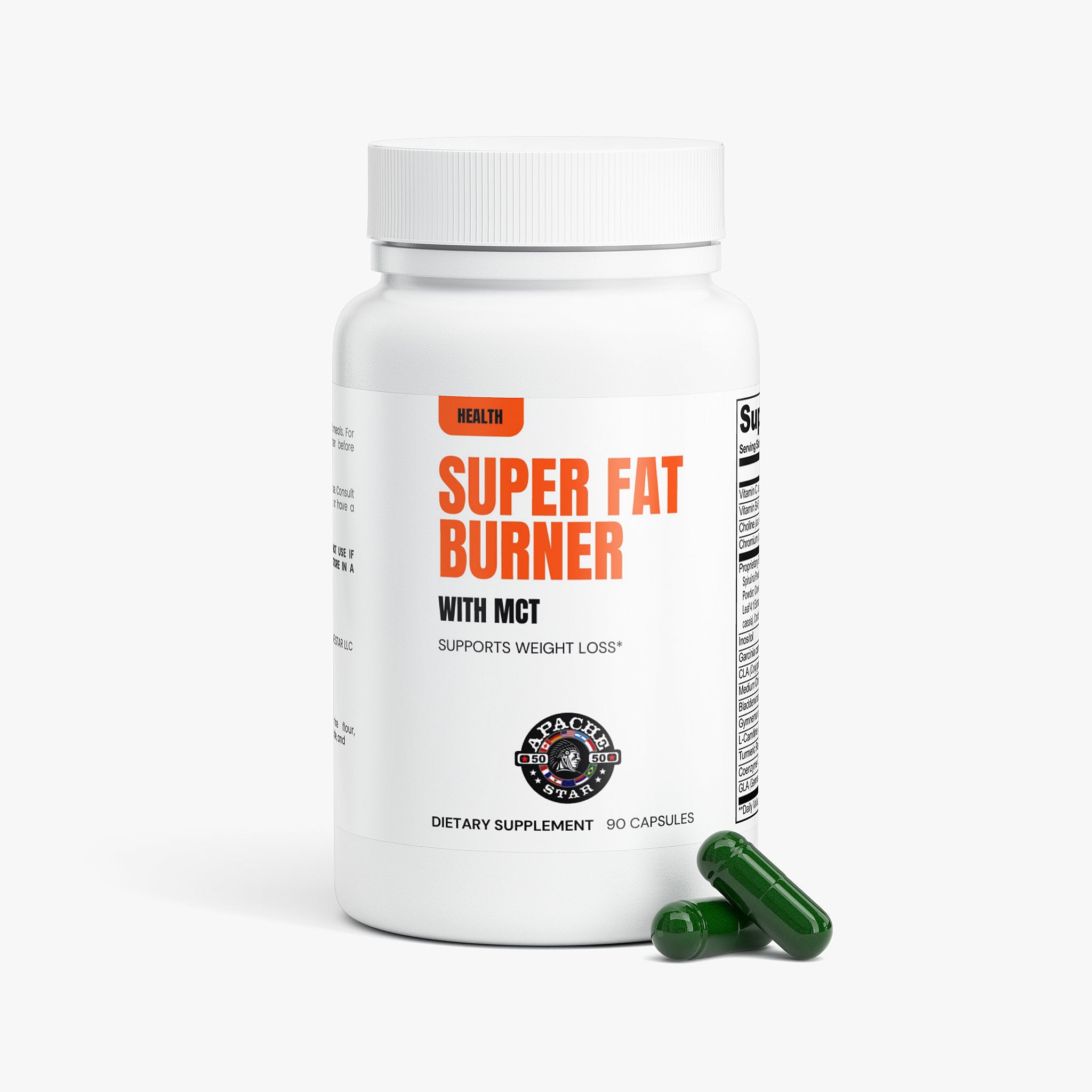 SUPER FAT BURNER WITH MCT - 3 Month Supply