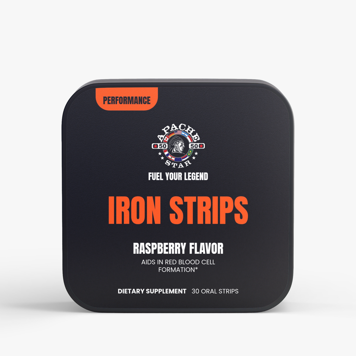 IRON STRIPS - RASPBERRY | 2 Month Supply