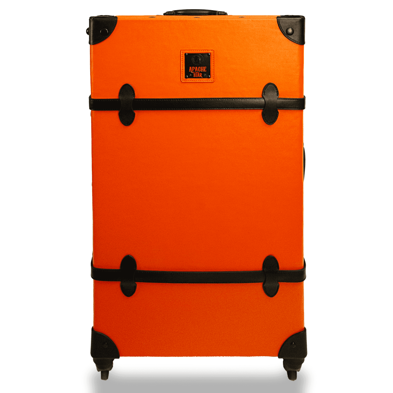 Heritage Trunk Set Signature Orange | Luxury Leather Luggage