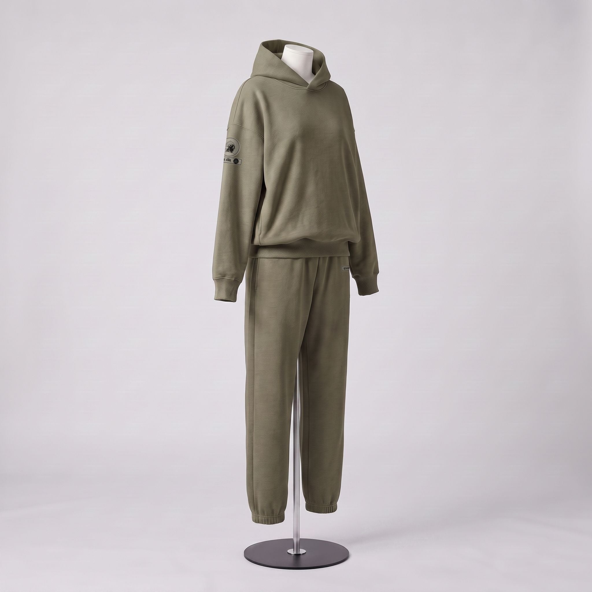 APACHE STAR® GLOBETROTTER Dubai set in Army Green — sleeve label detail