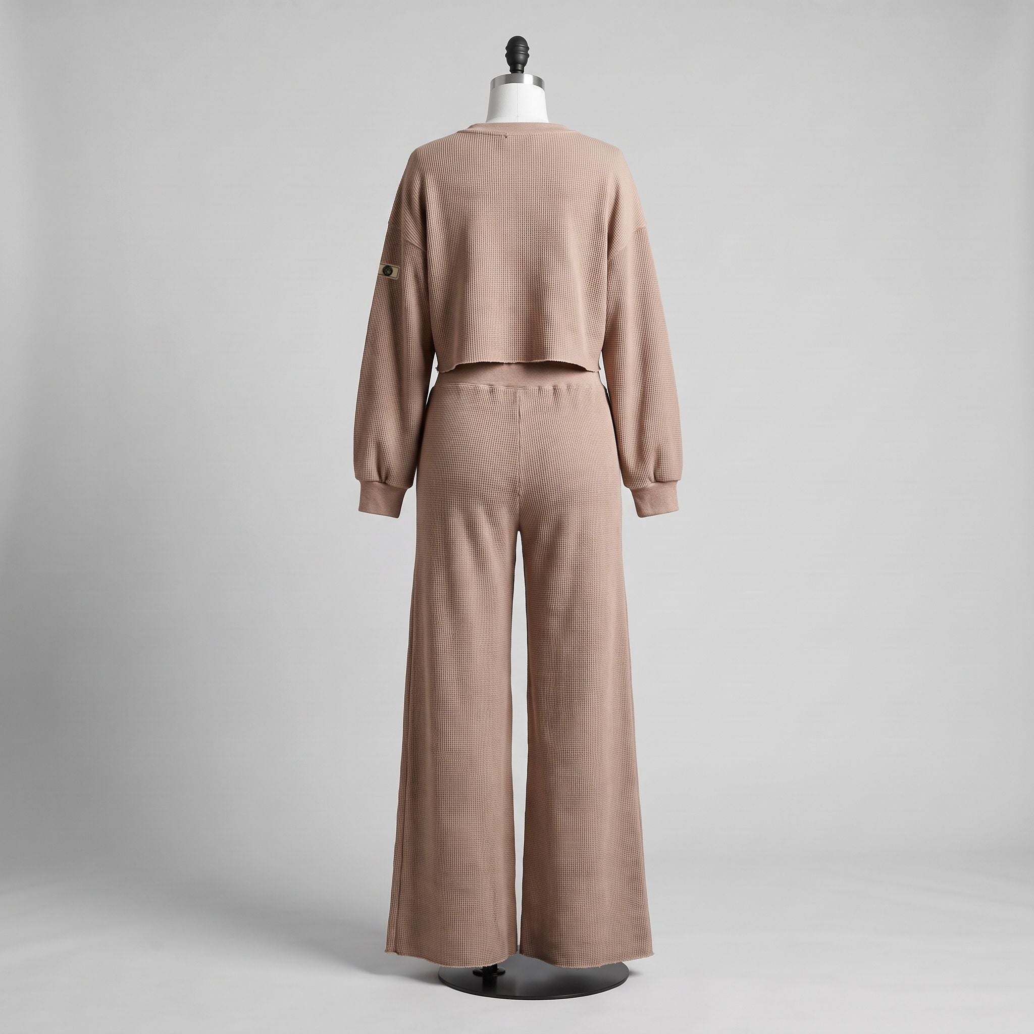 APACHE STAR® GLOBETROTTER Mykonos waffle set in Caramel — back view
