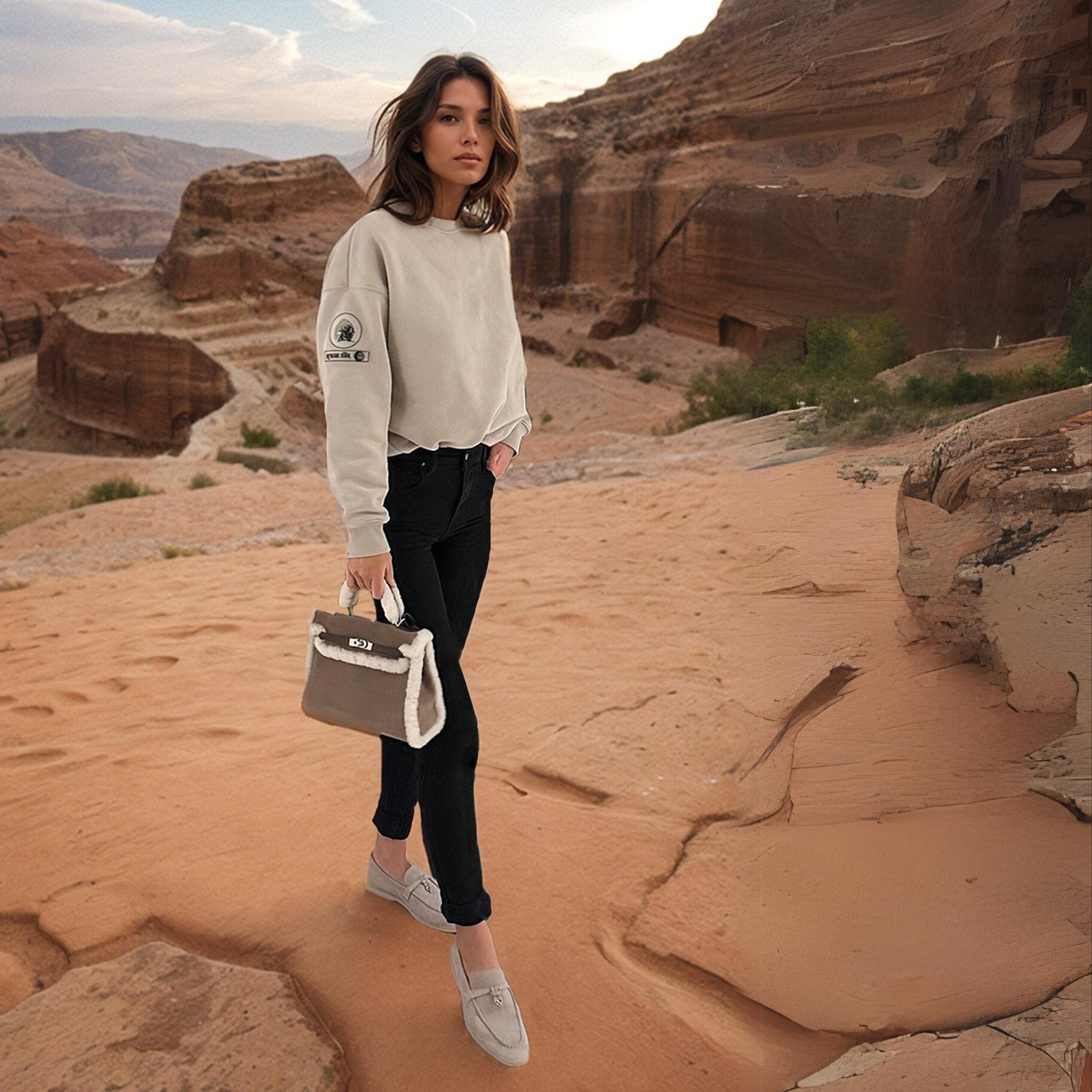 BOXY SWEATSHIRT "MONACO"